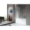 Anzzi Left Drain Tub in White With 48 x 58 in. Tub Door in Chrome, 5 ft. SD1101CH-3060L - alternate 5